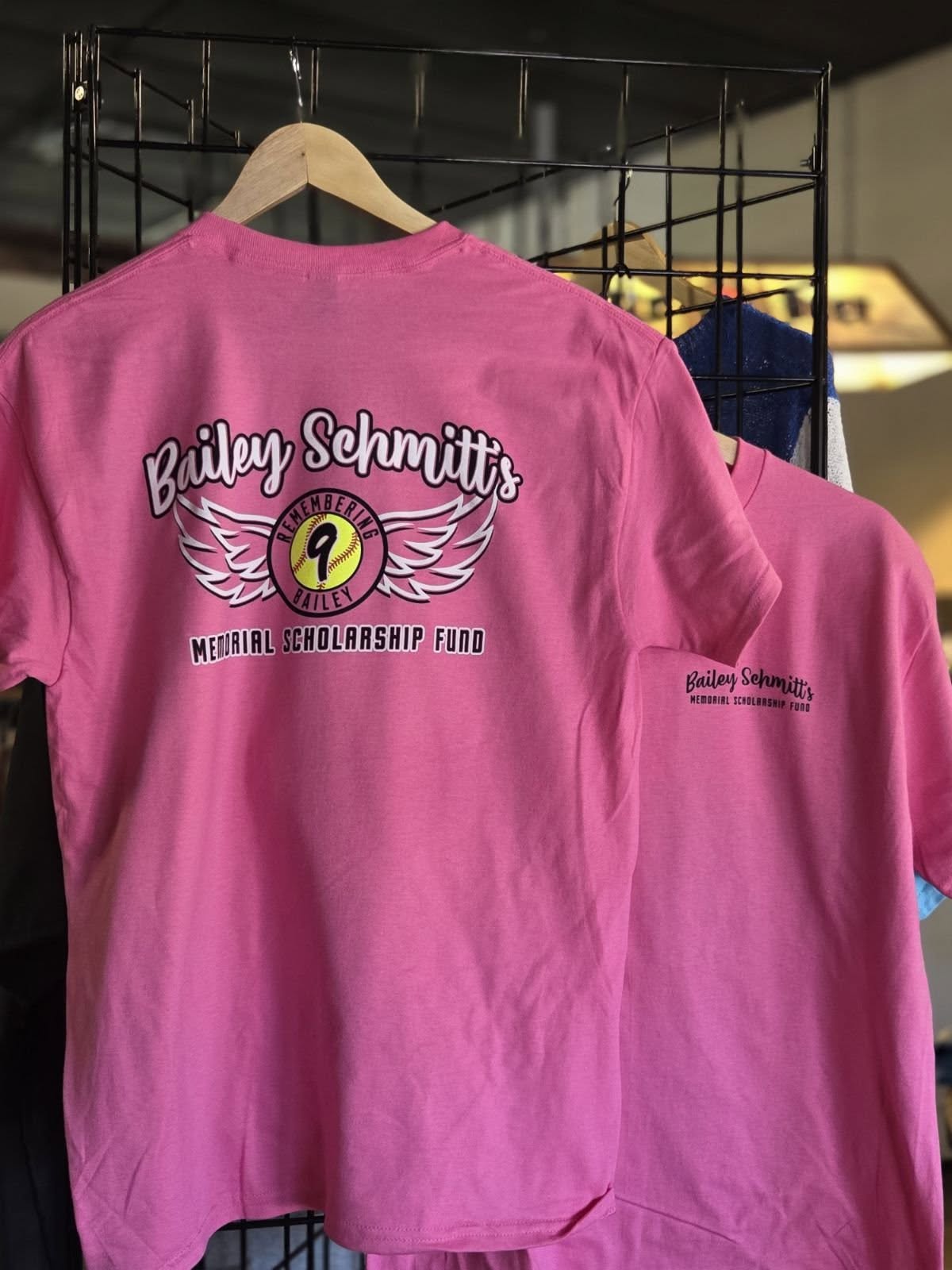 Bailey Schmitt's Memorial Scholarship Fund shirts